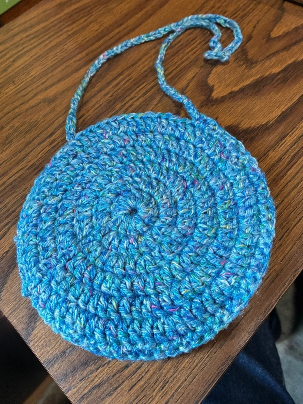 Crocheted little girl's purse